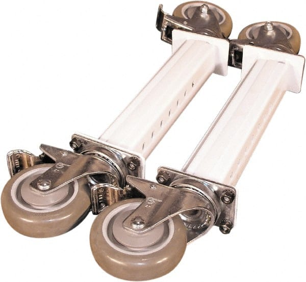 Proline - Workbench & Workstation Caster Set - 4" Deep, Use with Proline Models HD and LHD - Exact Tooling