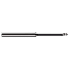 Harvey Tool - 3/8" Diam, 0.563" LOC, 4 Flute Solid Carbide Ball End Mill - Exact Tooling