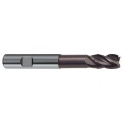 8mm Dia. - 75mm OAL - 4 FL Variable Helix Nano-A Carbide End Mill - Exact Tooling