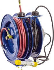 CoxReels - 50' Spring Retractable Hose Reel - 300 psi, Hose Included - Exact Tooling