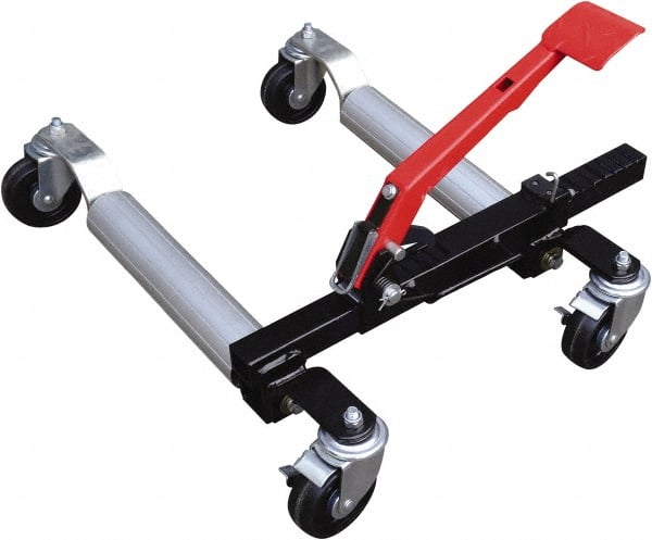Sunex Tools - 1,500 Lb Capacity, Single Unit Dolly with Handle - 3" Wheels - Exact Tooling