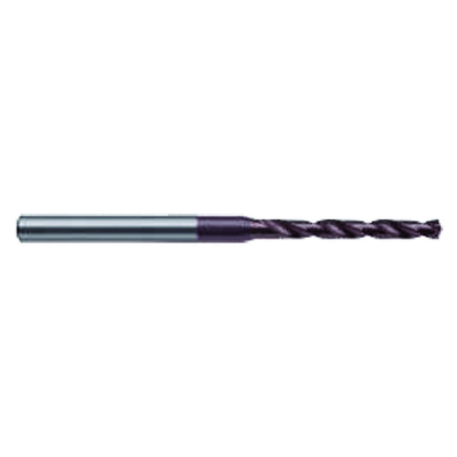 #51 Dia. x #51 Shank × 12 mm Flute Length × 38 mm OAL, 118°, TiAlN, Solid Carbide Drill - Exact Tooling
