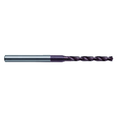 #49 Dia. x #49 Shank × 12 mm Flute Length × 38 mm OAL, 118°, TiAlN, Solid Carbide Drill - Exact Tooling