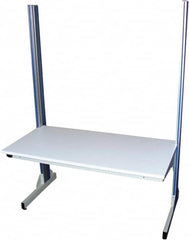 Proline - Steel Bull Nose Edge Workbench & Workstation Add On Work Bench - 30" Deep, Use with Proline Dimension Next Series - Exact Tooling