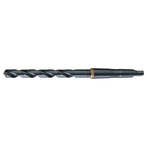 3/8 RHS / RHC HSS 118 Degree Radial Point General Purpose Taper Shank Drill - Steam Oxide - Exact Tooling