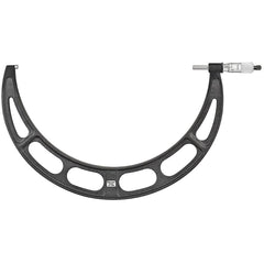 Starrett - Mechanical Outside Micrometers; Minimum Measurement (mm): 350.00 ; Maximum Measurement (mm): 375.00 ; Graduation (mm): 0.01 ; Features: Starrett Satin Chrome Finish - No Glare - Exact Tooling