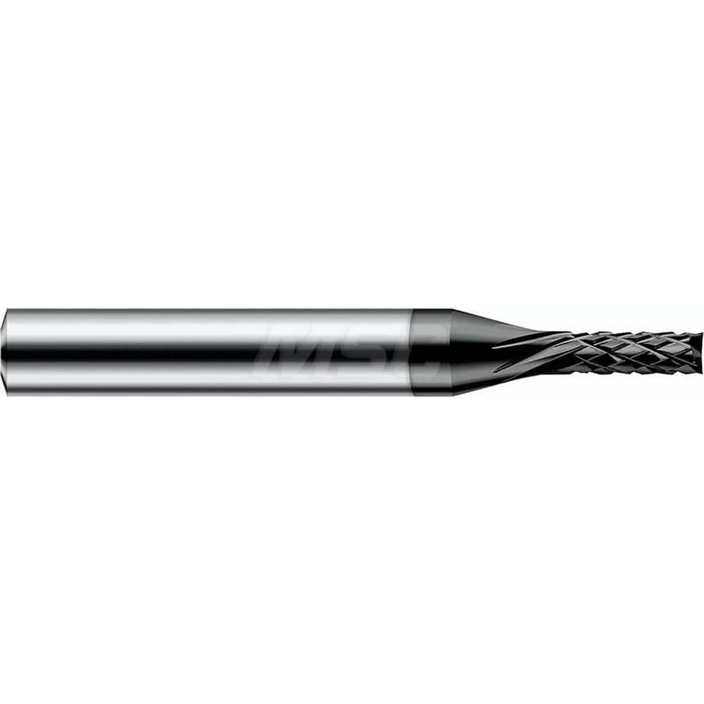 Harvey Tool - 1/8" Diam, 5/8" LOC, 1/8" Shank Diam, 8-Flute End Mill-End Diamond-Pattern Router Bit - Exact Tooling