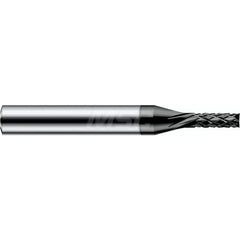 Harvey Tool - 7/64" Diam, 0.327" LOC, 1/8" Shank Diam, 8-Flute End Mill-End Diamond-Pattern Router Bit - Exact Tooling