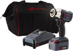 Ingersoll-Rand - 3/8" Drive 20 Volt Pistol Grip Cordless Impact Wrench & Ratchet - 2,100 RPM, 0 to 3,100 BPM, 360 Ft/Lb Torque, 1 Lithium-Ion Battery Included - Exact Tooling