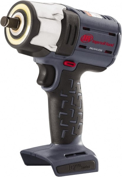 Ingersoll-Rand - 1/2" Drive 20 Volt Pistol Grip Cordless Impact Wrench & Ratchet - 2,100 RPM, 0 to 3,100 BPM, 360 Ft/Lb Torque, Lithium-Ion Batteries Not Included - Exact Tooling