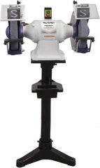 Palmgren - 12" Wheel Diam x 2" Wheel Width, 3 hp Grinder - 1-1/4" Arbor Hole Diam, 3 Phase, 1,725 Max RPM, 230/460 Volts - Exact Tooling