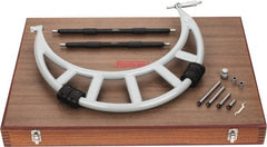 SPI - Mechanical, 12 to 16 Range, Carbide Face Interchangeable Anvil Micrometer - 0.0004" Accuracy, 0.001" Graduation - Exact Tooling