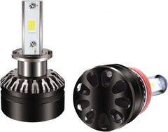 PRO-SOURCE - 5,000 Lumens, 12-24 VDC, H1 LED Headlight - 6500K Cool White Color Scale, 30 Low/High Watt, 30,000 to 50,000 Average Life Hours - Exact Tooling