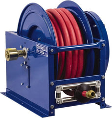 CoxReels - 100' Spring Retractable Hose Reel - 300 psi, Hose Included - Exact Tooling
