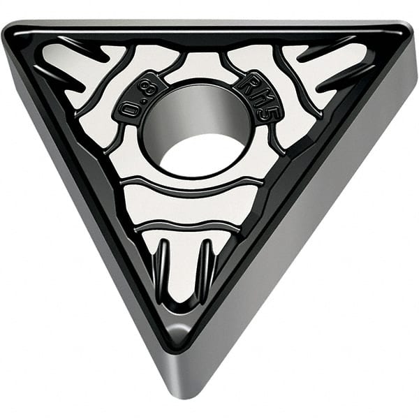 Walter - TNMG333 RM5 Grade WSM20S Carbide Turning Insert - 60° Triangle, 3/8" Inscr Circle, 3/16" Thick, 3/64" Corner Radius - Exact Tooling