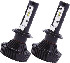 PRO-SOURCE - 4,500 Lumens, 10-40 VDC, H7 LED Headlight - 6500K Cool White Color Scale, 40 Low/High Watt, 30,000 to 50,000 Average Life Hours - Exact Tooling