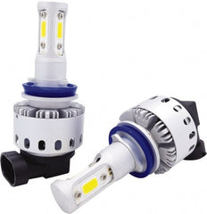 PRO-SOURCE - 5,000 Lumens, 12-24 VDC, H8, H9 & H11 LED Headlight - 6500K Cool White Color Scale, 45 Low/High Watt, 30,000 to 50,000 Average Life Hours - Exact Tooling
