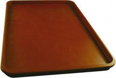 Made in USA - 14-1/4" Long x 9-1/2" Wide x 1-1/4" Deep Lid Tray - Polypropylene - Exact Tooling