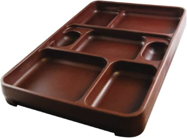 Made in USA - 14-1/4" Long x 9-1/2" Wide x 1-3/4" Deep Tray - Polypropylene - Exact Tooling