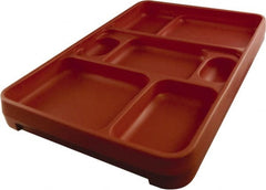 Made in USA - 14-1/4" Long x 9-1/2" Wide x 1-3/4" Deep Tray - Polypropylene - Exact Tooling