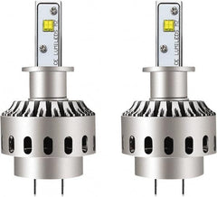 PRO-SOURCE - 8,000 Lumens, 12-24 VDC, H3 LED Headlight - 6500K Cool White Color Scale, 40 Low/High Watt, 30,000 to 50,000 Average Life Hours - Exact Tooling