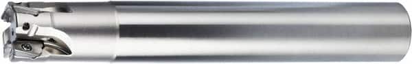 OSG - 33mm Cut Diam, 32mm Shank Diam, 190mm OAL, Indexable Square Shoulder End Mill - ZD_T11... Inserts, Cylindrical Shank, 90° Lead Angle, Through Coolant, Series 78011 - Exact Tooling