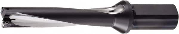 OSG - 171mm Max Drill Depth, 3xD, 57mm Diam, Indexable Insert Drill - 40mm Shank Diam, Straight Shank - Exact Tooling