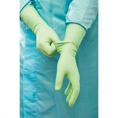 BioClean - Size 6.5, 6.3 mil, Cleanroom Grade, Powder Free Neoprene Disposable Gloves - Exact Tooling