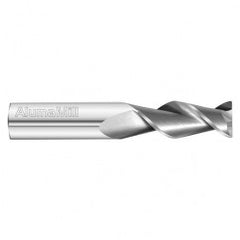 5/8 Dia. x 3-1/2 Overall Length 2-Flute .015 C/R Solid Carbide SE End Mill-Round Shank-Center Cut-Uncoated - Exact Tooling
