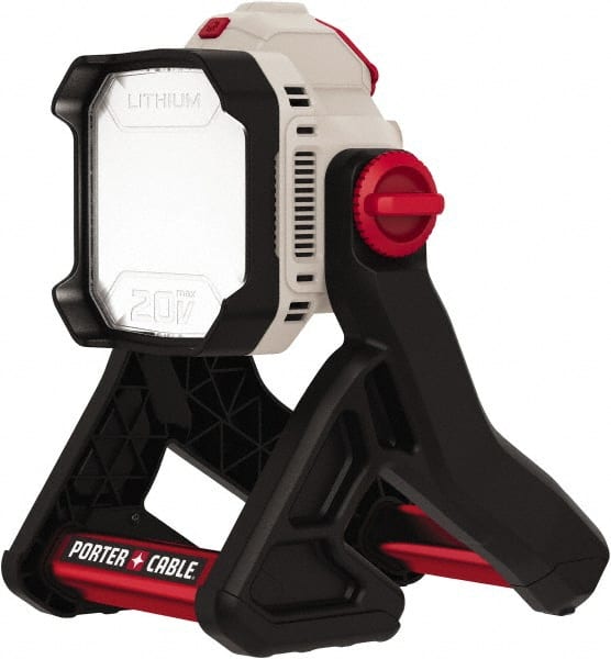 Porter-Cable - 20 Volts, 1800 Lumens, Cordless Work Light - Black/Gray, 8 hr Run Time - Exact Tooling