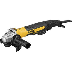 DeWALT - 5 & 6" Wheel Diam, 9,000 RPM, Corded Angle & Disc Grinder - 5/8-11 Spindle, 13 Amps - Exact Tooling