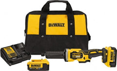 DeWALT - 1-1/2" Wheel Diam, 25,000 RPM, Cordless Angle & Disc Grinder - 1/4-20 Spindle, 20 Volts - Exact Tooling