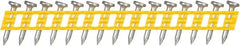 DeWALT - 13 Gauge 0.102" Shank Diam 3/4" Long Concrete Nails for Power Nailers - Steel, Zinc Finish, Smooth Shank, Angled Stick Plastic Collation, Round Head - Exact Tooling