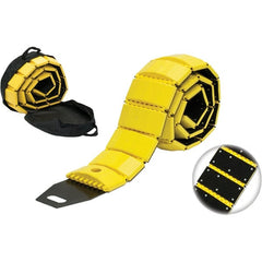 TAPCO - 120" Long x 8-3/4" Wide x 1-3/4" High, Speed Bump - Yellow, Plastic - Exact Tooling
