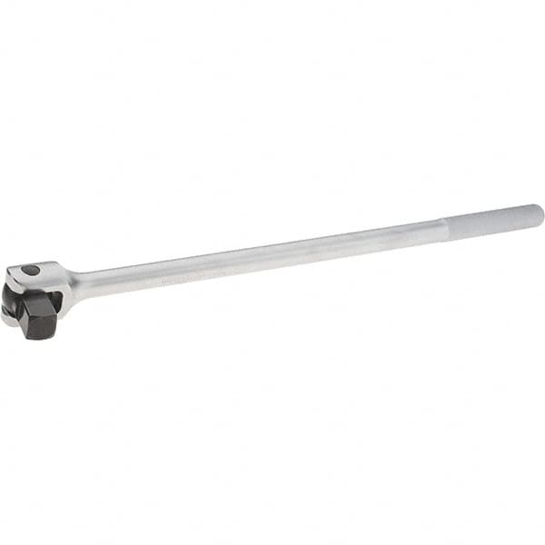 Proto - 1" Drive Flex Socket Handle - 27" OAL, Satin Finish - Exact Tooling