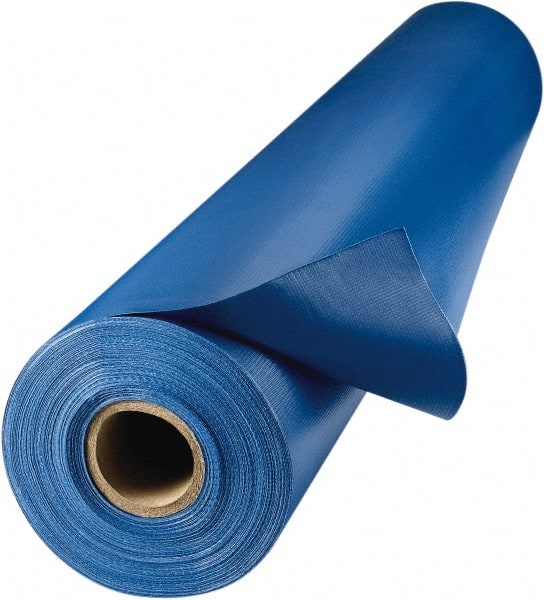 Steiner - 72" Wide Vinyl Laminated Polyester Welding Curtain - Blue - Exact Tooling