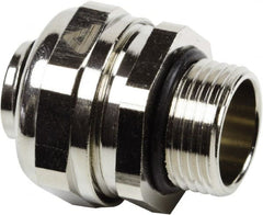 Anaconda Sealtite - 3/8" Trade, 316 Stainless Steel Threaded Straight Liquidtight Conduit Connector - Partially Insulated - Exact Tooling