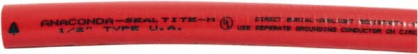 Anaconda Sealtite - 3/4" Trade Size, 1,000' Long, Flexible Liquidtight Conduit - Galvanized Steel & PVC, 19.05mm ID - Exact Tooling
