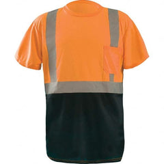 OccuNomix - Size XL Hi-Vis Orange & Black High Visibility Short Sleeve T-Shirt - Exact Tooling