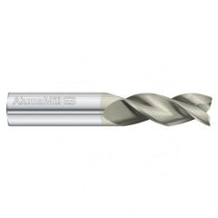 1/4 Dia. x 3 Overall Length 3-Flute Square End Solid Carbide SE End Mill-Round Shank-Center Cut-FC5 - Exact Tooling