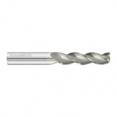 3/4 Dia. x 6 Overall Length 3-Flute Square End Solid Carbide SE End Mill-Round Shank-Center Cut-FC5 - Exact Tooling