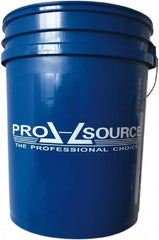 PRO-SOURCE - 5 Gal, 14.5669" High, High-Density Polyethylene Round Blue Single Pail - Handle Included, 11-7/16" Top Length x 11-7/16" Top Diam - Exact Tooling