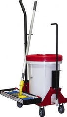 Fas-trak - Janitor Carts & Caddies Type: Floor Finisher Tool Cart Material: HDPE Plastic; Metal - Exact Tooling