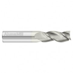 3/4 Dia. x 4 Overall Length 3-Flute Square End Solid Carbide SE End Mill-Round Shank-Center Cut-FC19 - Exact Tooling