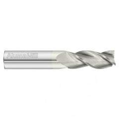 3/4 Dia. x 4 Overall Length 3-Flute Square End Solid Carbide SE End Mill-Round Shank-Center Cut-FC19 - Exact Tooling