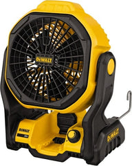 DeWALT - 7" Blade, 500 Max CFM, Cordless Fan - 4 Amps, 20 Volts, 3 Speed - Exact Tooling