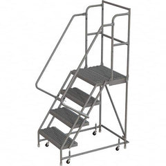 TRI-ARC - Rolling & Wall Mounted Ladders & Platforms Type: Rolling Warehouse Ladder Style: Rolling Platform Ladder - Exact Tooling