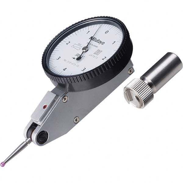 Mitutoyo - Dial Test Indicators Maximum Measurement (mm): 0.008 Dial Graduation (Decimal Inch): 0.000100 - Exact Tooling