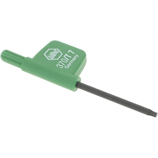 Wiha - T7 Torx Key - Flag-Style, 35mm Length Under Head, 2.6" OAL - Exact Tooling