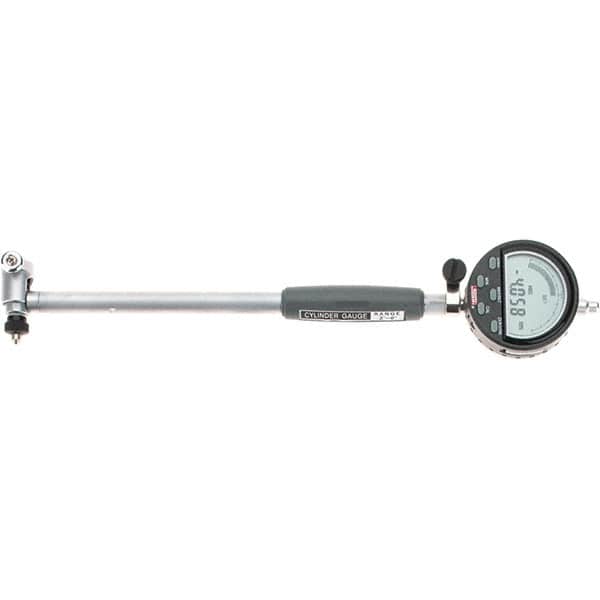 SPI - 50mm, 150mm Deep, Electronic Bore Gage - Up to 0.018mm Accuracy, 0.002mm Resolution, Data Output, Includes Indicator - Exact Tooling